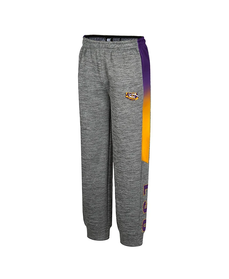 Colosseum Big Boys and Girls Gray Lsu Tigers The Gang Pants