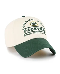 '47 Brand Men's Natural Green Bay Packers Windham Clean Up Adjustable Hat