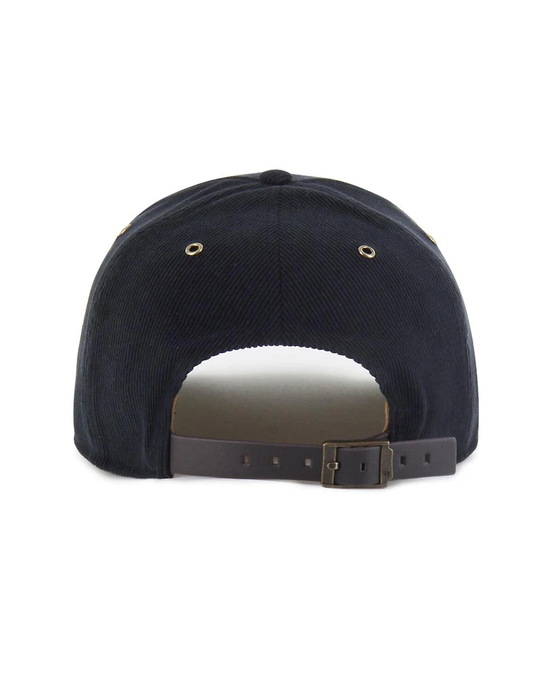 '47 Brand Men's and Women's Black Texas Longhorns Collections Golden Age Corduroy Hitch Adjustable Hat