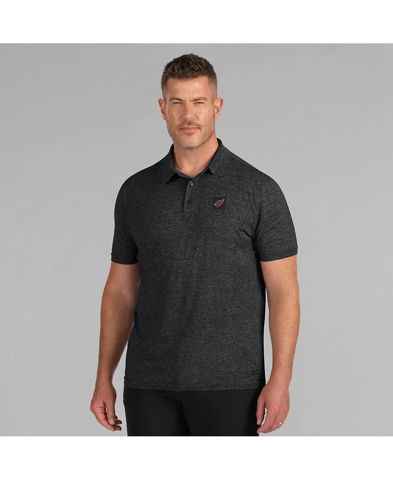 J. Palmer Men's Black Arizona Cardinals Four Down Polo Shirt