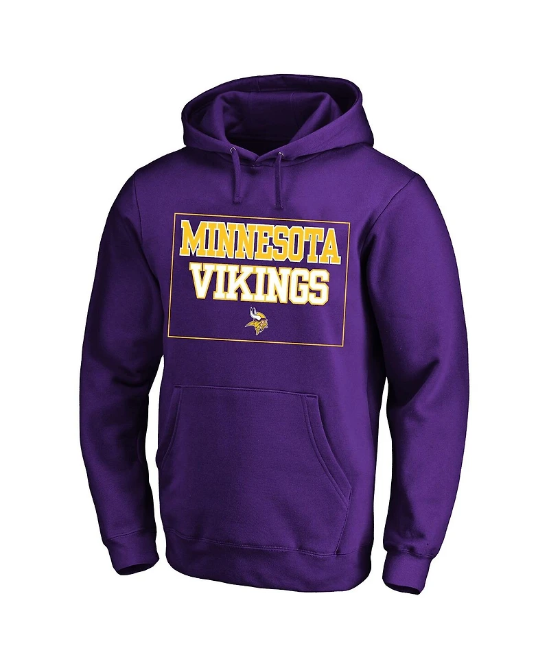 Fanatics Men's Purple Minnesota Vikings Big Tall Fleece Hoodie