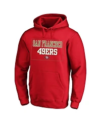 Fanatics Men's Scarlet San Francisco 49ers Big Tall Fleece Hoodie