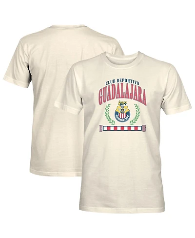 1863FC Men's Cream Chivas Retro Stripes T-Shirt