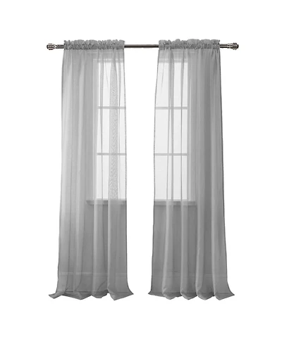 Rt Designer Collection Celine Sheer Luxurious Modern Curtain Panel