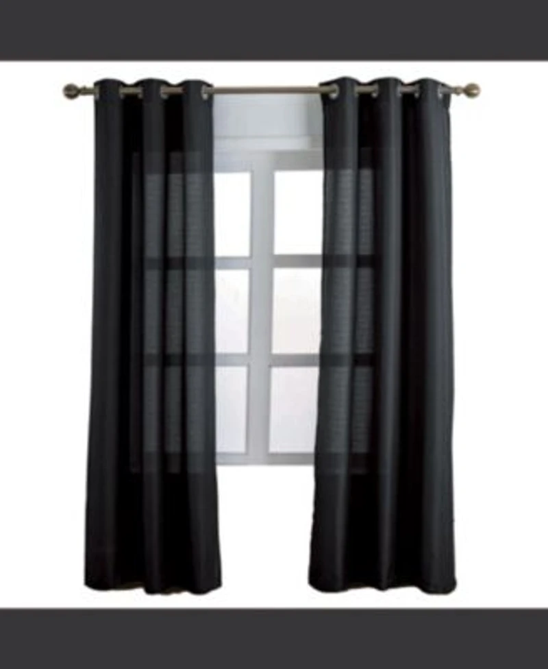 Rt Designers Collection Cole Textured Grommet Room Darkening Curtain Panel 54 X22 X