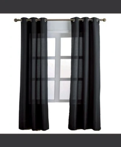 Rt Designers Collection Cole Textured Grommet Room Darkening Curtain Panel 54 X22 X