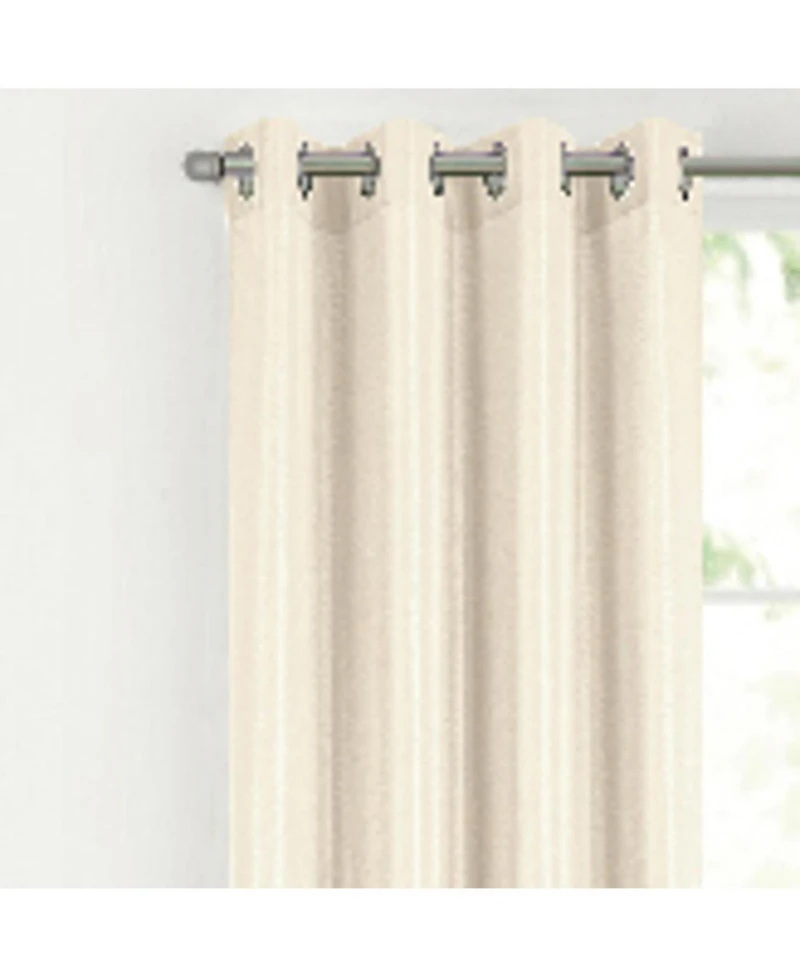 Rt Designer Collection Gibson Luxurious Decorative Grommet Curtain Panel 54" x 90" Beige