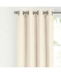 Rt Designer Collection Gibson Luxurious Decorative Grommet Curtain Panel 54" x 90" Beige