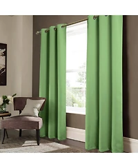 Rt Designers Collection Anchorage Blackout Grommet Curtain Panel 54" x 84" Sage