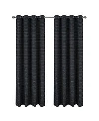 Rt Designer Collection Kensington Jacquard Foam Backed Luxurious Decorative Grommet Curtain Panel 54" x 84