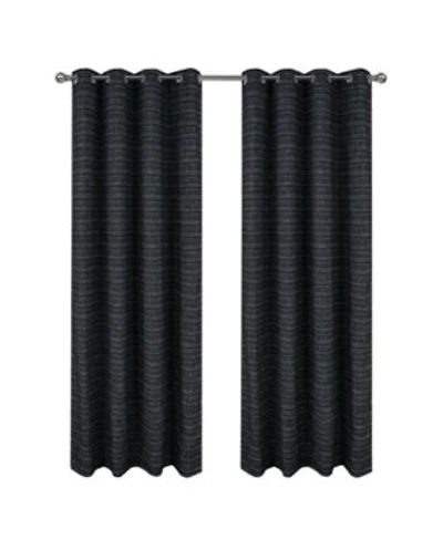 Rt Designer Collection Kensington Jacquard Foam Backed Luxurious Decorative Grommet Curtain Panel 54 X22 X X22