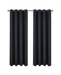 Rt Designer Collection Kensington Jacquard Foam Backed Luxurious Decorative Grommet Curtain Panel 54 X22 X X22