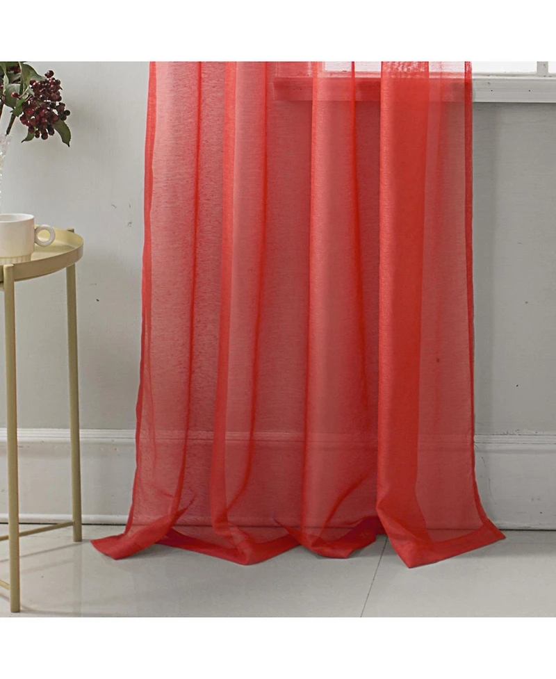 Rt Designer Collection Celine Sheer Luxurious Modern Design Curtain Panel