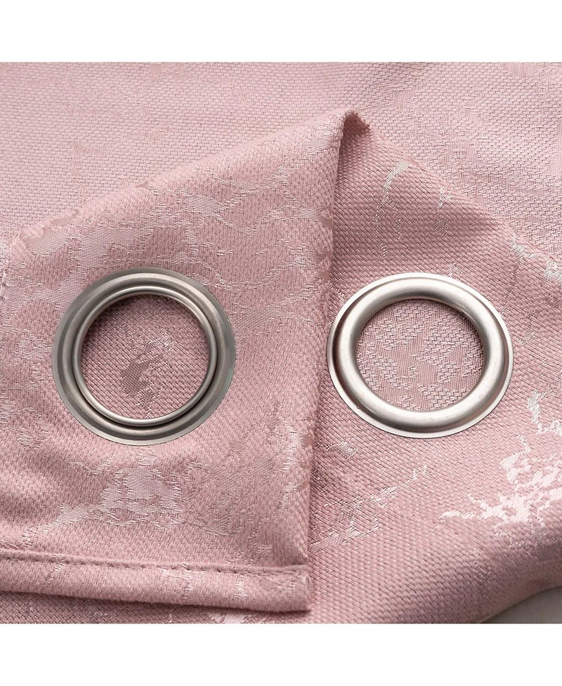 Rt Designer Collection Cosmo Shimmer Jacquard Grommet Curtain Panel