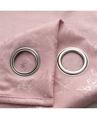 Rt Designer Collection Cosmo Shimmer Jacquard Grommet Curtain Panel