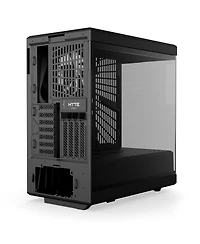 Hyte Y40 S-Tier Aesthetic Panoramic Tempered Glass Atx Mid-Tower Gaming Computer Case, Black