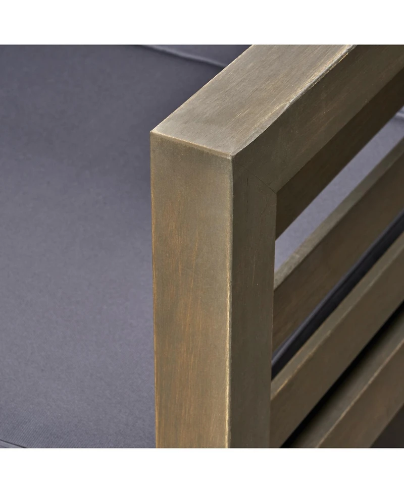 Streamdale Furniture Acacia Club Chair with Water-Resistant Cushions