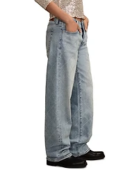 Lucky Brand Women's Legend Rhinestone Baggy Jeans