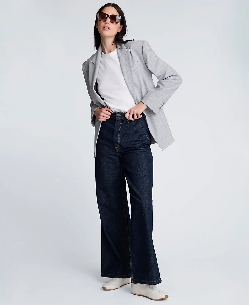 Kenneth Cole Women's Padded Hourglass Long-Sleeve Jacket