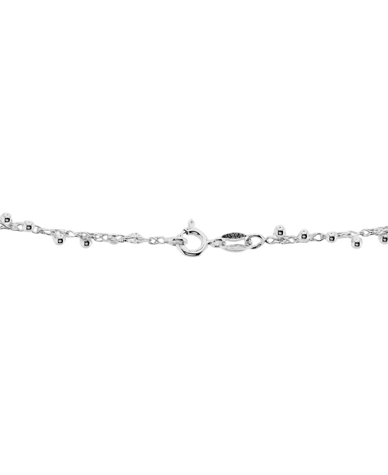 Giani Bernini Primavera Sterling Silver Ball Stud Necklace
