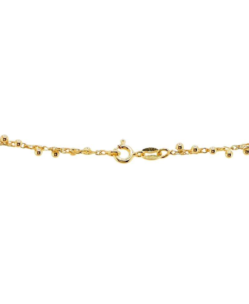 Giani Bernini Primavera Gold Over Silver Ball Stud Necklace