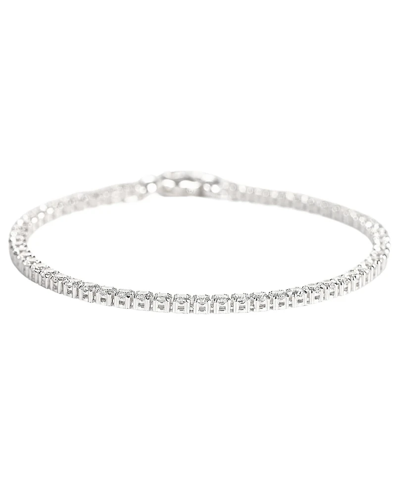 Giani Bernini Primavera Sterling Silver Cubic Zirconia Tennnis Bracelet