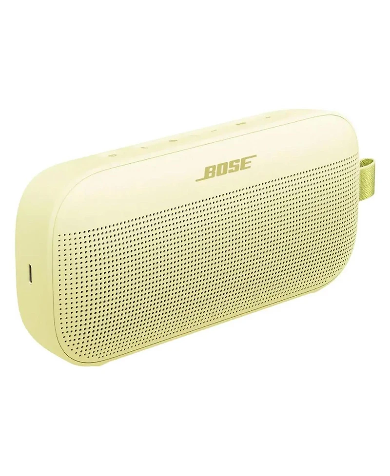 Bose SoundLink Flex 2nd Gen Bluetooth Speaker, Citrus Yellow, Bundle with Hard Shell Travel Case