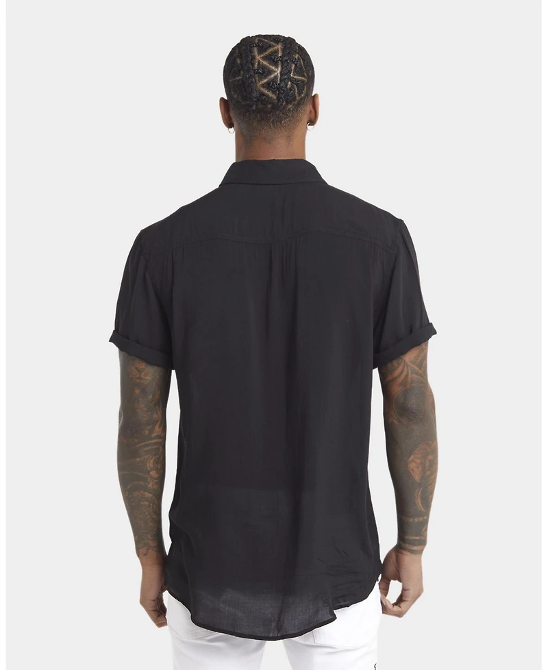 Xxiii Men's Dubrovnik Short Sleeve Button Up Shirt.