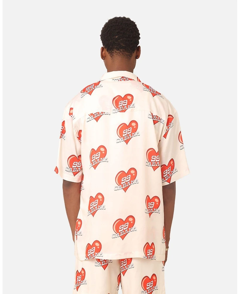 The Anti Order Men's 99 Cabana Roaming Hearts Ss Button Up