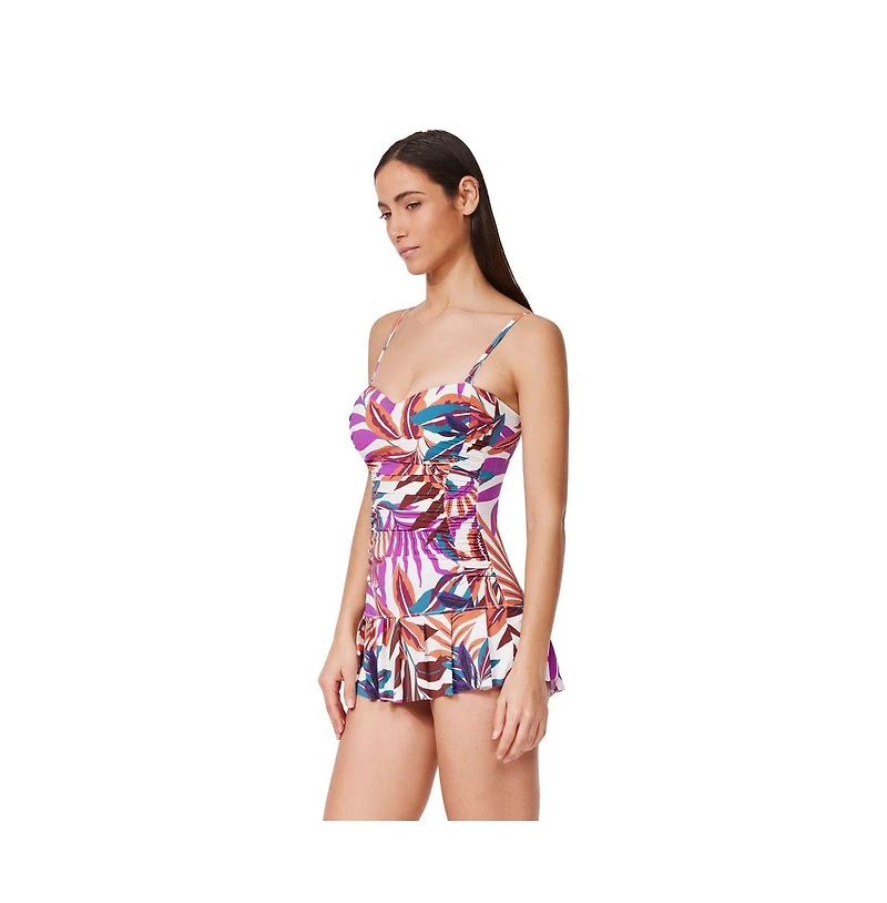 Profile by Gottex Women's Plantopia Bandeau Swimdress