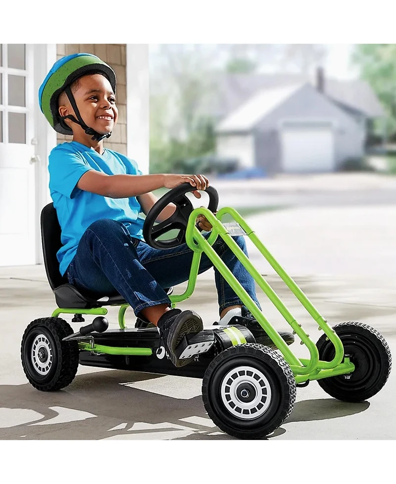 hauck Lightning Ergonomic Pedal Ride On Go Kart Toys for Boys and Girls