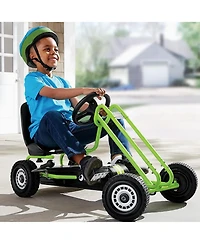 hauck Lightning Ergonomic Pedal Ride On Go Kart Toys for Boys and Girls