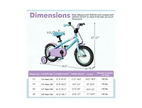 Sugift 12-Inch Kids Bike with Adjustable Handlebar and Saddle