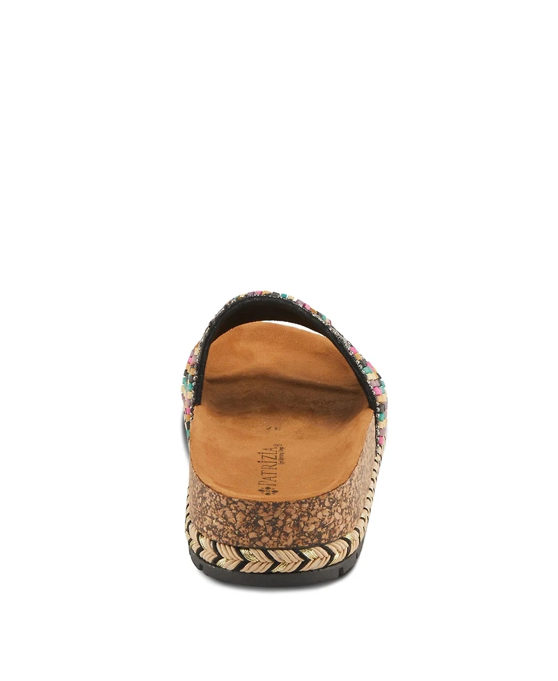 Patrizia Swirla Women's Slide Sandal with Cork Sole