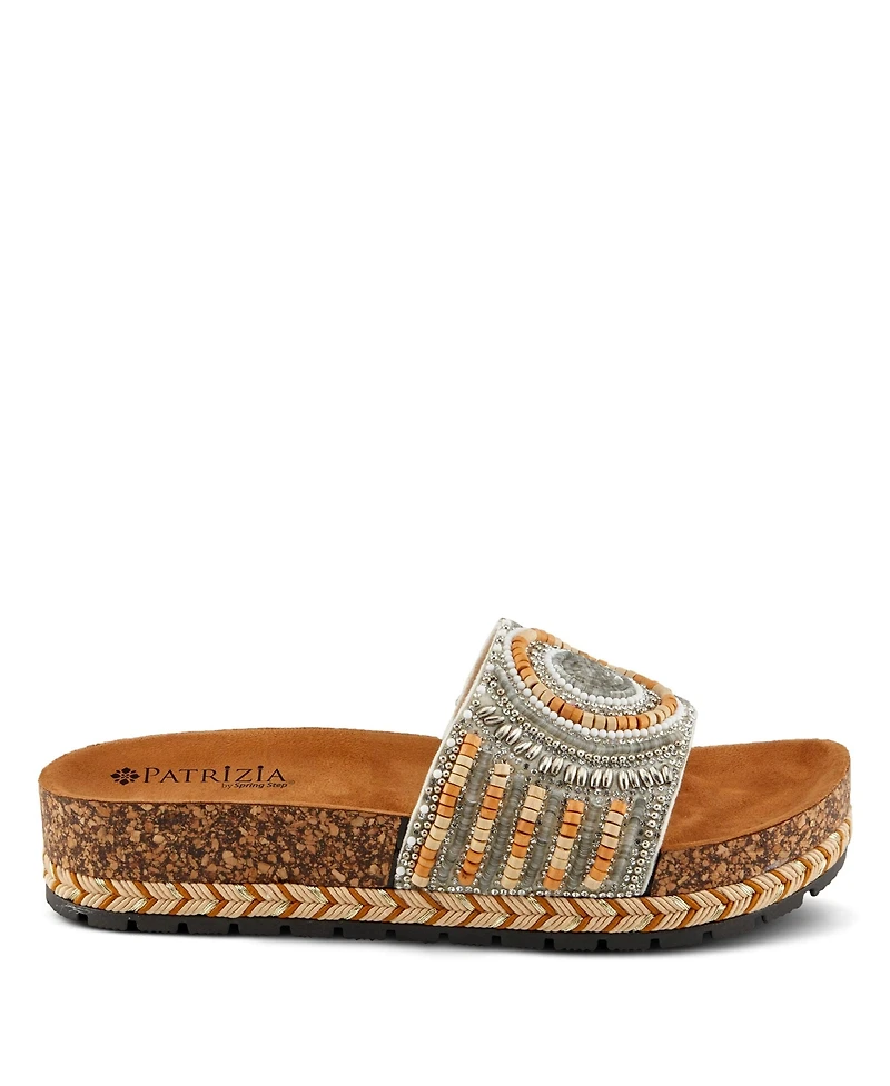 Patrizia Swirla Women's Slide Sandal with Cork Sole