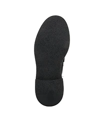 Patrizia Marlen Women's Velvet Textile Upper Slip-On Loafer On Chunky Lug Sole Bottom With Crystal Buckle