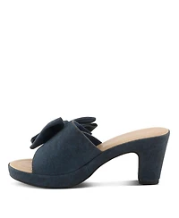 Patrizia Normajean Women's Slide Sandal with Denim-Inspired Upper