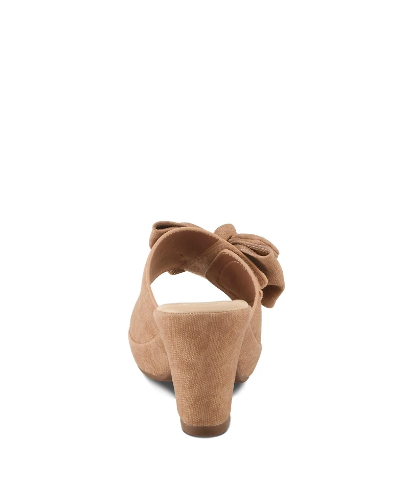 Patrizia Normajean Women's Slide Sandal with Denim-Inspired Upper