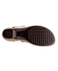 Patrizia Women's Shantay Adjustable Wedge Sandals with Back Strap