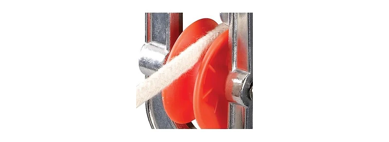 Household Essentials Metal Clothesline Spreader, Silver and Red