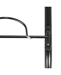 Household Essentials9-Pair Metal Wire Shoe Rack, Black