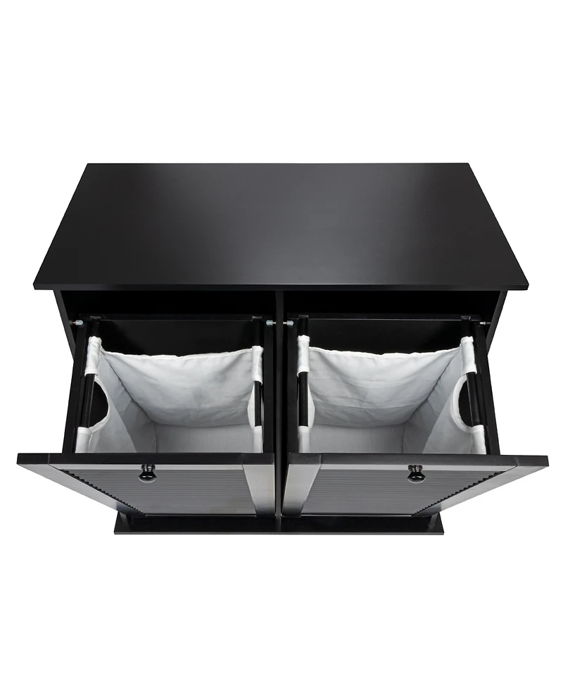 Household Essentials Tilt-out Cabinet Laundry Sorter with Shutter Front