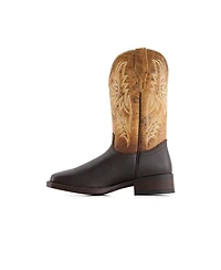 Forastero Women's Real Leather Square Toe Cowgirl Boots