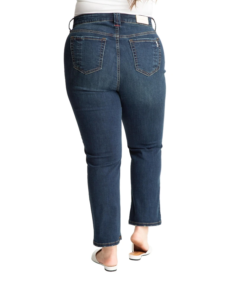 Slink Jeans Women's Denim High Rise Straight 28" Inseam