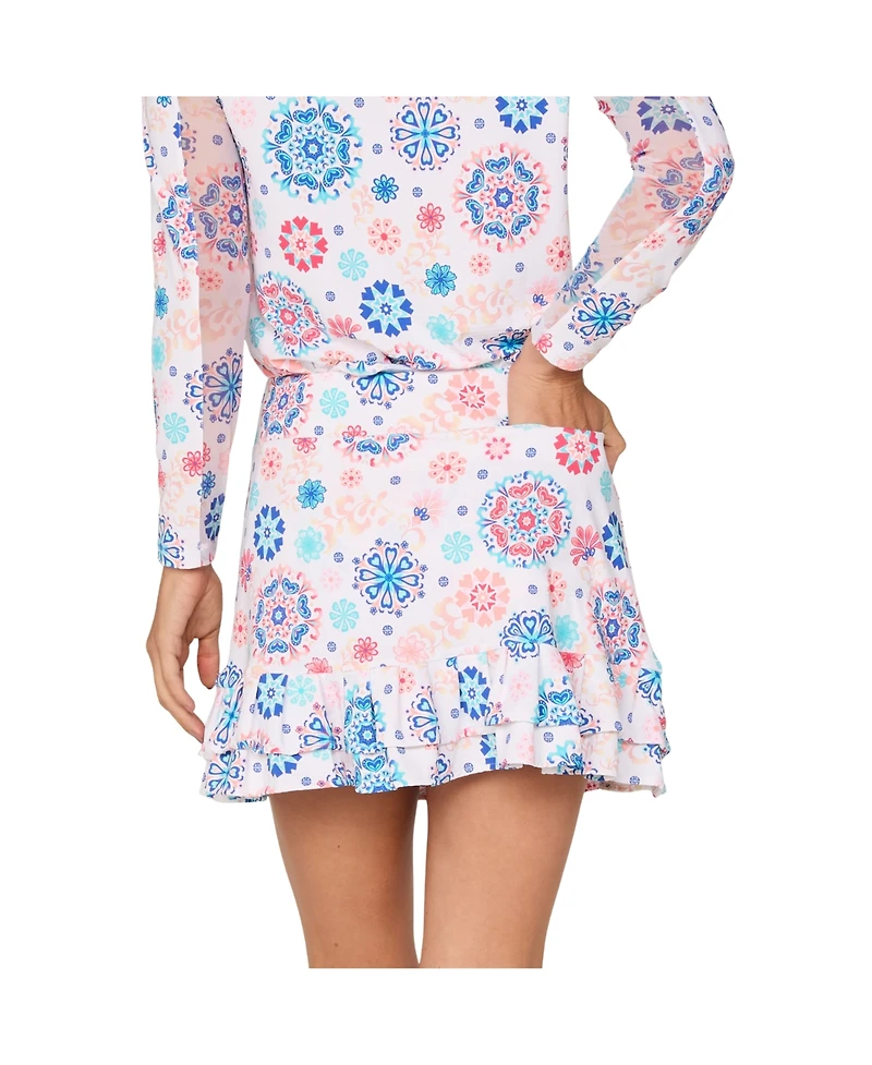 G Lifestyle Double Ruffle Skort