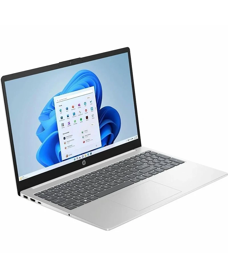 Hp 15-fd0101ds 15.6" Hd Touchscreen Laptop, Intel N100 0.8GHz, 4GB Ram, 128GB Ufs, Windows 11 Home S Mode, Diamond White - Refurbished