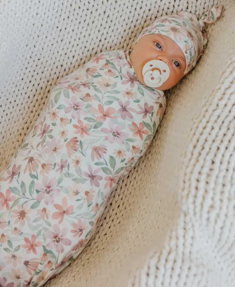 Copper Pearl Baby Girls Natalie Knit Blanket