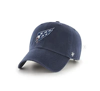 Men's Navy Washington Capitals Alternate Clean Up Adjustable Hat