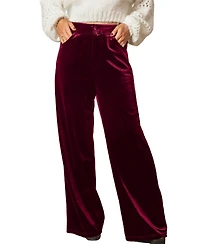 Cupshe Women's Midnight Wide Leg Trousers