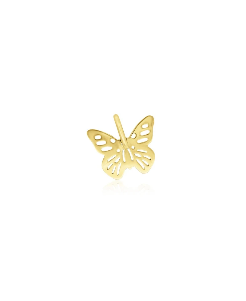 The Lovery Gold Butterfly Cutout Charm 14K Gold